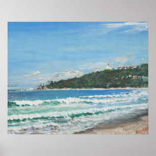 Byron Bay Australië. 11-27-1998 Poster