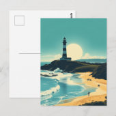 Byron Bay Australië  Beach Lighthouse Briefkaart (Voorkant / Achterkant)