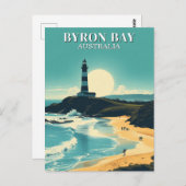Byron Bay Australië Beach Lighthouse Briefkaart (Voorkant / Achterkant)