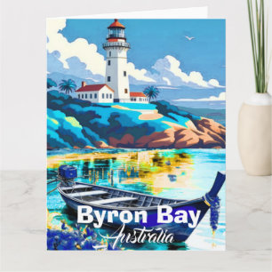 Byron Bay Australie Carte Postale Art de Voyage, A