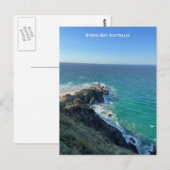 Byron Bay Australië zee uitzicht 2 Briefkaart (Voorkant / Achterkant)