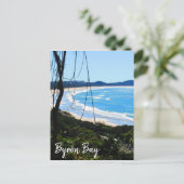 byron bay strandblauw briefkaart (Staand voorkant)