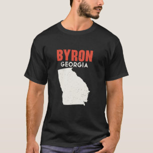 Byron Georgia USA State America Travel Georgisch T-shirt