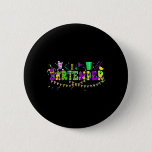 Byrtender Mardi Gras Kleurrijke Kostuumparades Pro Ronde Button 5,7 Cm