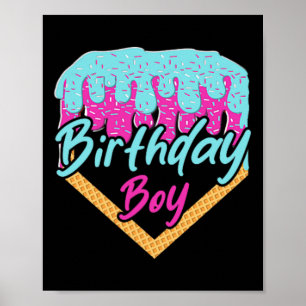 Bysebyll 8 jaar oude ijsdruppel 8e verjaardag Bo Poster