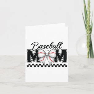 Bysebyll Coquette Moeder T-shirt Moeder Game Day O Kaart