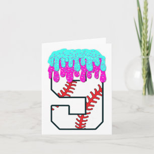 Bysebyll Drip 9 jaar oude 9e verjaardag jongen Jer Kaart