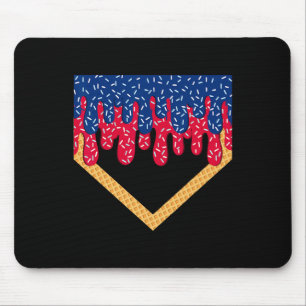 Bysebyll Drip Boys Home Plate IJssprinkels Muismat