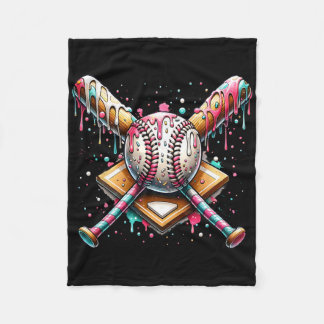 Bysebyll Home Plate Bysebyll Drip Ice Cream  Fleece Deken