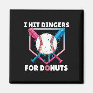Bysebyll ik raak homeruns voor Donuts Grappige Don Magneet