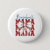 Bysebyll Mama Bow Graphic Uniek Ontwerp Ronde Button 5,7 Cm (Voorkant)