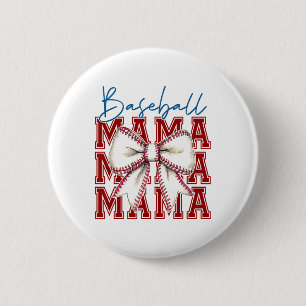 Bysebyll Mama Bow Graphic Uniek Ontwerp Ronde Button 5,7 Cm
