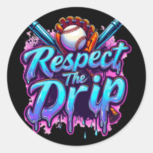 Bysebyll Respect Drip Boys Ijs The Drip Jeugd Ronde Sticker