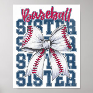 Bysebyll Sister Coquette Bow Grootste Fan Sport Lo Poster