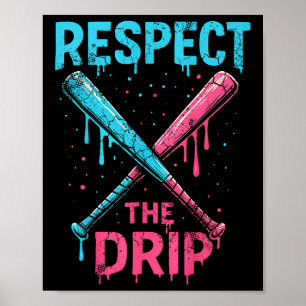 Bysebyll Softbyll Respecteer The Drip Sports Leagu Poster