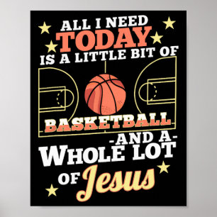 Bysketbyll and Jesus - Leuke Christelijke Bysketby Poster