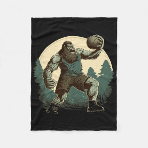 Bysketbyll Bigfoot Sasquatch Byller Fun Bysketbyll Fleece Deken