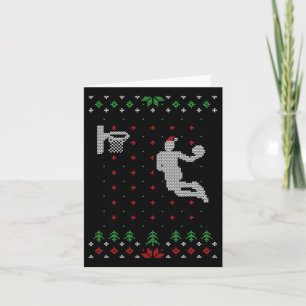 Bysketbyll Lelijk Kerstmis Xmas Leuk Kerstman Dunk Kaart