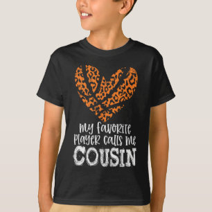 Bysketbyll neef Cheetah Mijn favoriete speler roep T-shirt