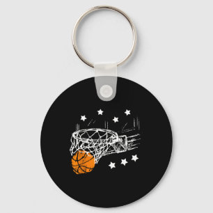 Bysketbyll S for Men Slam Dunk Tiener Kinder Jeugd Sleutelhanger