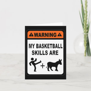Bysketbyll Skills Kick Donkey Bysket Byll Gag Gift Kaart