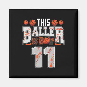 Bysketbyll Speler 11 jaar oude jongen Bysketbyll 1 Magneet