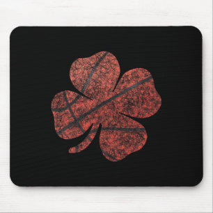 Bysketbyll St Patricks Day Boys Mannen Shamrock Muismat
