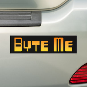 Byte me Bumpersticker