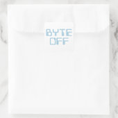 Byte off vierkante sticker (Tas)