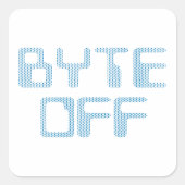 Byte off vierkante sticker (Voorkant)