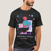 Byte Vision - T-shirt "Code the Future" (Voorkant)