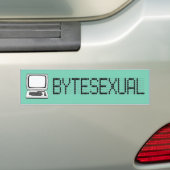 BYTESEXUEEL --.png Bumpersticker (Op auto)