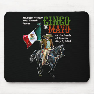 Byttle of Puebla 5 mei Mexicaanse Cinco de Mayo Muismat