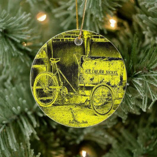 Bywater Fiets Keramisch Ornament (Boom)