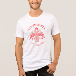 Byzantijns Adelaar Orthodox Monarchistische T-shir Tri-Blend Shirt
