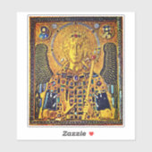 Byzantijns icoon van St Michael Sticker (Vel)