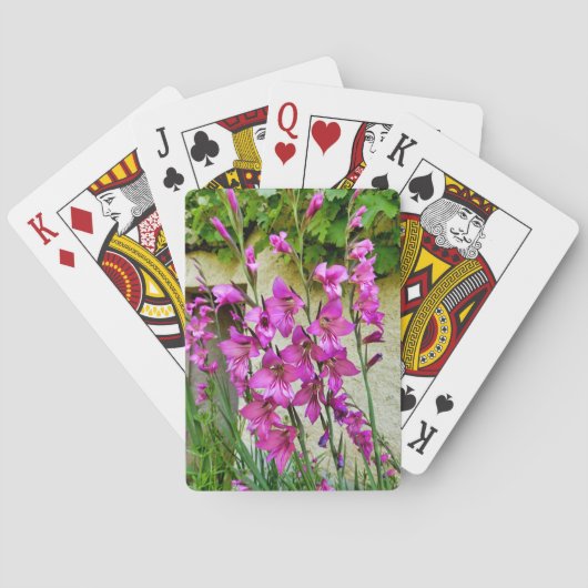 Byzantijnse Gladiolus Pokerkaarten (Achterkant)