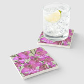 Byzantijnse Gladiolus Stenen Onderzetter (Zijkant)