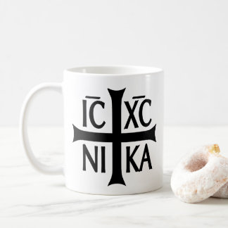 Byzantijnse ICXC NIKA Christ Geschenkmok  Koffiemok