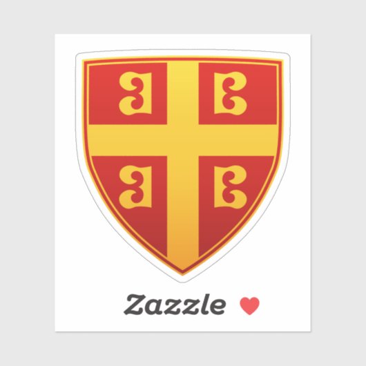 Byzantijnse Keizerlijke Vlag Embleem Sticker (Vel)