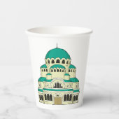 Byzantijnse kerk papieren bekers (Voorkant)