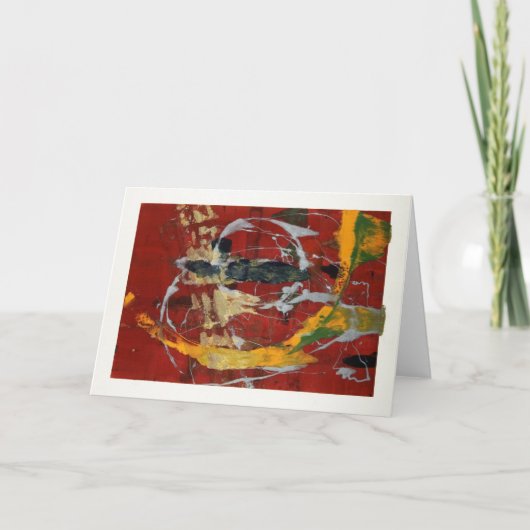 Byzantijnse Kerstkaart met goud Feestdagen Kaart (Voorkant)