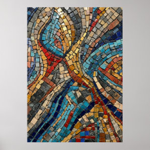 Byzantijnse Mozaïek Kunst Poster Romeinse Stijl