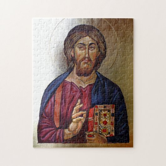 Byzantijnse Pictogram van Christus Pantocrator Legpuzzel (Verticaal)