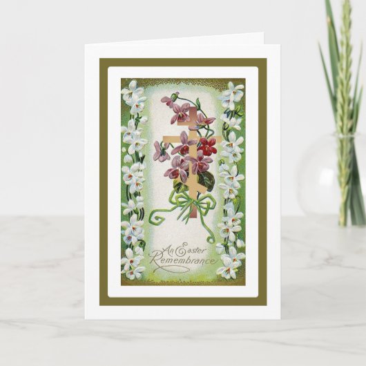 Byzantijnse Slavische Katholieke Pascha Pasen Feestdagen Kaart (Voorkant)