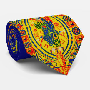 Byzantijnse volkskunst Jezus print Stropdas