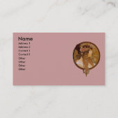 Byzantine Brunette, Mucha Visitekaartje (Achterkant)