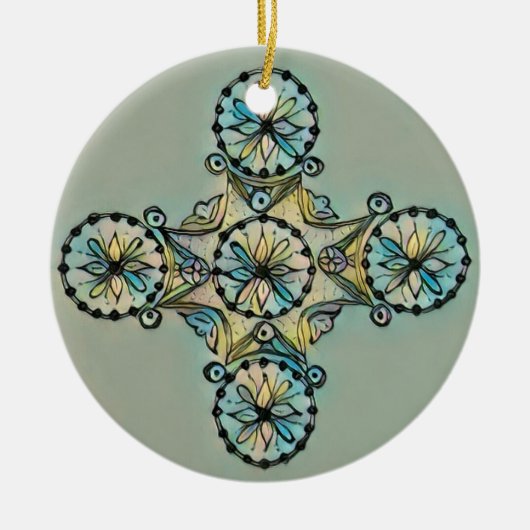 Byzantine Cross Ornament (Voorkant)