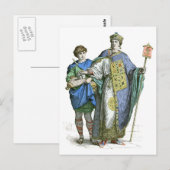 Byzantine Emperor Briefkaart (Voorkant / Achterkant)