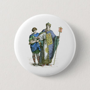 Byzantine Emperor Ronde Button 5,7 Cm